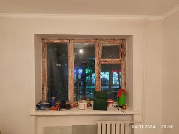 Окна: Срочно продаю окна деревянные, двойные стекла 4 мм, готовая к