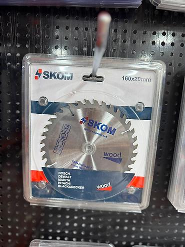 meduza disk: SKOM dairəvi mişar diski – ağac üçün - Ölçü: 160 x 20 mm - Diş sayı — 1