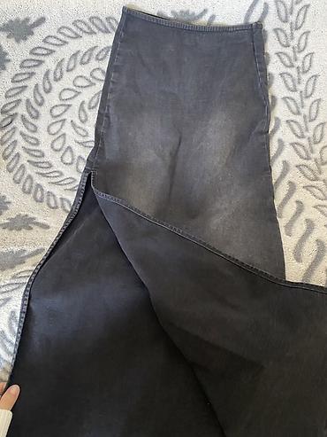 uzun etek: Midi Ətək, Bershka, Cins, XS, 2XS — 1