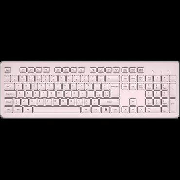 dell monitori: ⌨️ Canyon HKB-W01 Bežična tastatura – Slim dizajn, UK/US raspored, Bež