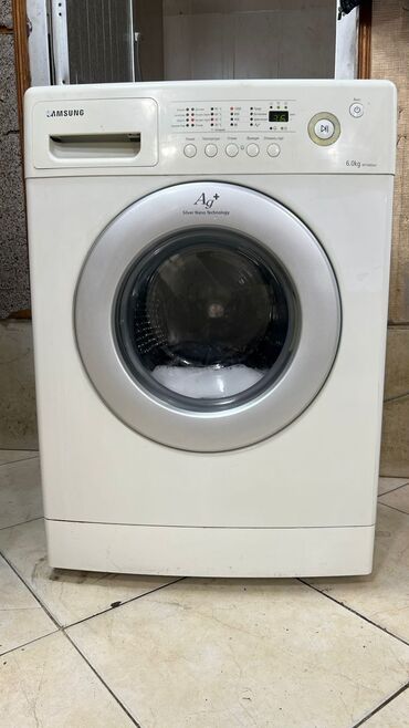 Paltaryuyan maşınlar: Paltaryuyan maşın Samsung, 6 kq, İşlənmiş, Avtomat, Qurutma var, Ünvandan götürmə