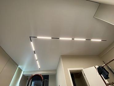 Натяжной потолок: Натяжной потолок Глянцевое Монтаж — 7