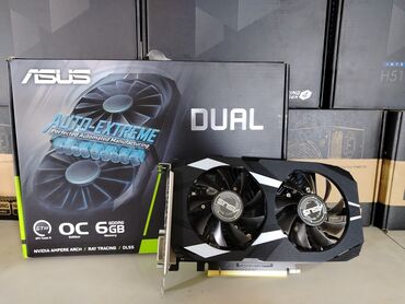 Videokartlar: Videokart Asus GeForce RTX 3050, 6 GB
