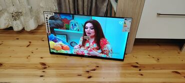 divarda televizor dekorlari: Yeni Televizor Ficher 32" Ünvandan götürmə
