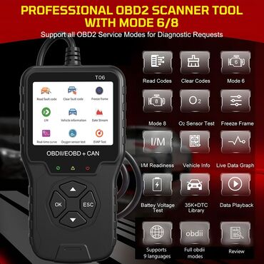 Alati za automobile: Novo- T06 OBDII / EOBD + CAN Dijagnostika Funkcije: Čitanje kodova — 4