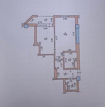 Продажа квартир: 2 комнаты, 59 м², 11 этаж — 22