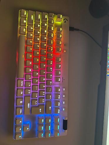 gmmk pro: Клавиатура, Logitech, Механическая, Проводное подключение, Размер: 80% — 1