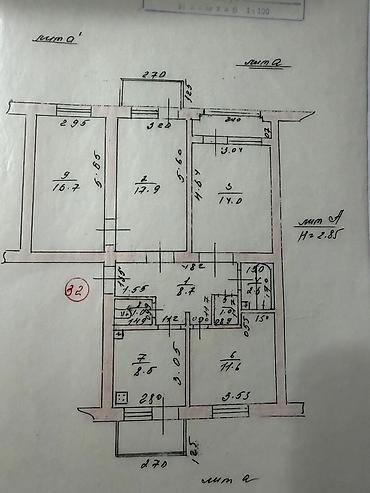 дома квартира продаж: 4 комнаты, 82 м², Индивидуалка, 1 этаж — 9