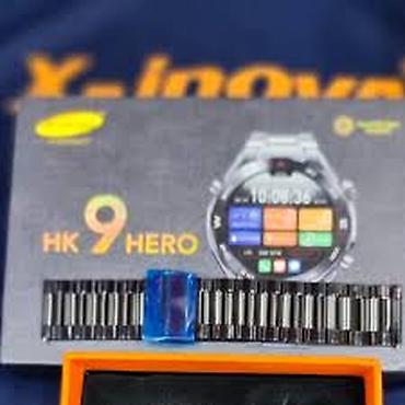 agilli saat: Kateqoriya: Smart saatlar Brend: No Brand Model: HK9 Hero (mavi) — 1