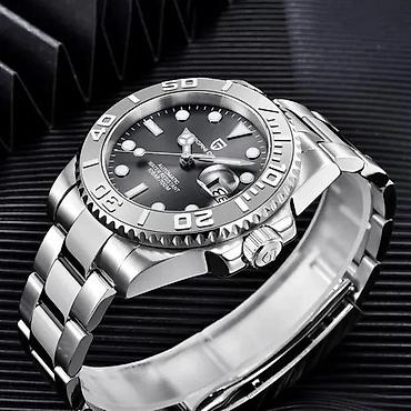 Ručni satovi: PAGANI DESIGN PD-1651 - Siva -Rolex YACHT MASTER Homage Potpuno nov — 4