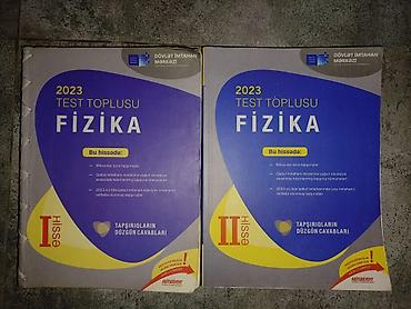 Məhsul: “Fizika 2023 – Test Toplusu” (DİM), 1-ci və 2-ci hissə. 2 lalafo.az -da Məhsul: “Fizika 2023 – Test Toplusu” (DİM), 1-ci və 2-ci hissə. 2