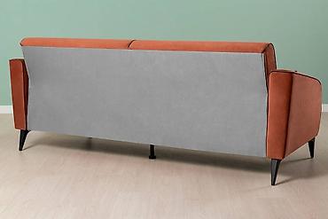 Угловые диваны: Диван прямой раскладной Ноэль, ТД 445 Терракотовый, Нижегородмебель и — 6