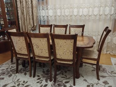 Комплекты столов и стульев: Для гостиной, 8 стульев, Малайзия