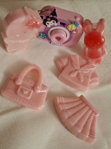 Hədiyyələr: Uşaq mövzulu fiqurlu sabunlar - Rəng: açıq mavi - Formalar: təyyarə — 9