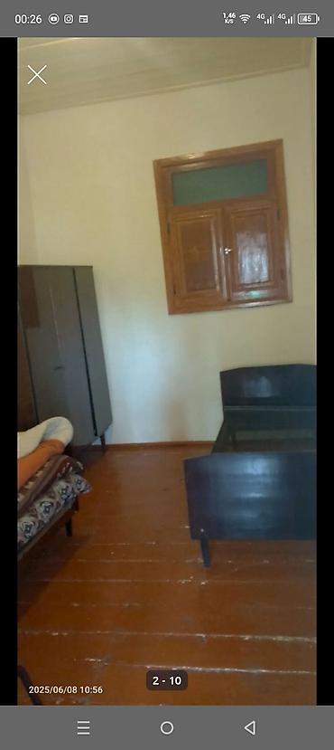 sirvanda 1 otaqlı evler: Kirayə üçün sadə həyət evi – 2 otaq + mətbəx/balkon zonası — 6
