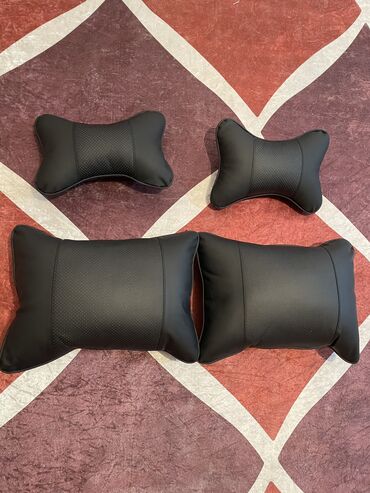 подушка на фит: Чехлы Экокожа, цвет - Черный, Новый, Самовывоз