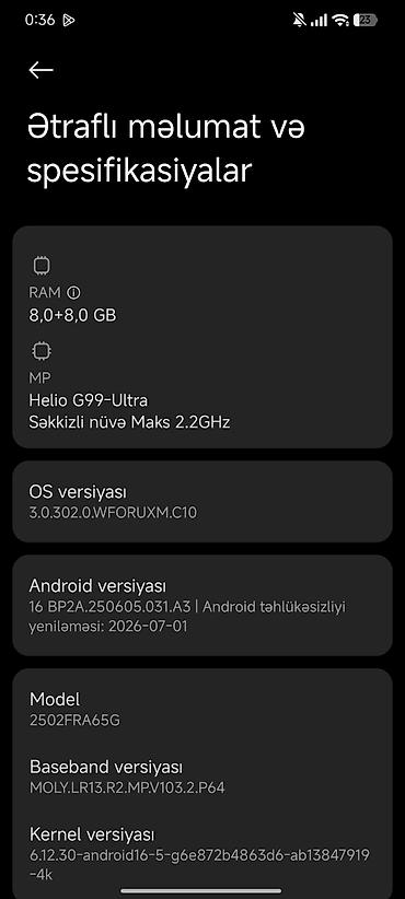 galaxy watch fe: Redmi 14C, 256 GB, rəng - Qara — 6