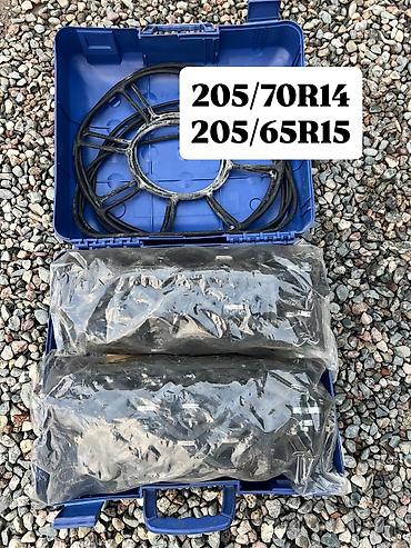 Другие аксессуары для шин, дисков и колес: Комплект цепей противоскольжения Grass Quick Easy QE14L. В комплекте — 2