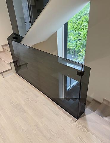 Готовые перила: Готовые перила, Материал: Стекло, Для крыльца, Новый — 3