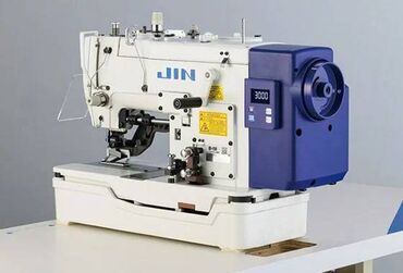 Промышленные швейные машинки: Петельная машина JIN B-M783SA Система прямого привода и блок