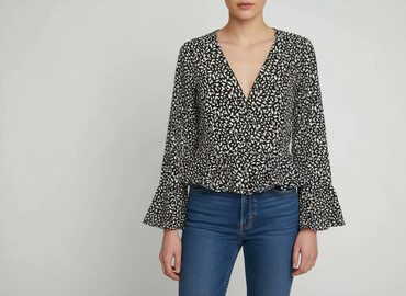 eleganckie bluzki plus size: Жіноча блуза, розмір L