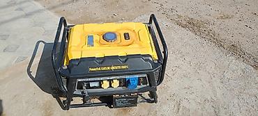 generatör: Məhsul: Benzinli generator Model üzərində yazı: “PowerFull Gasoline — 4
