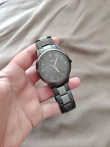 meta eynek: Fossil kişi saatı – model FS5459 - Minimalist dizaynlı, tünd — 2