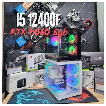 rtx 260: Компьютер, ядер - 6, ОЗУ 16 ГБ, Игровой, Новый, Intel Core i5, NVIDIA GeForce RTX 4060, SSD