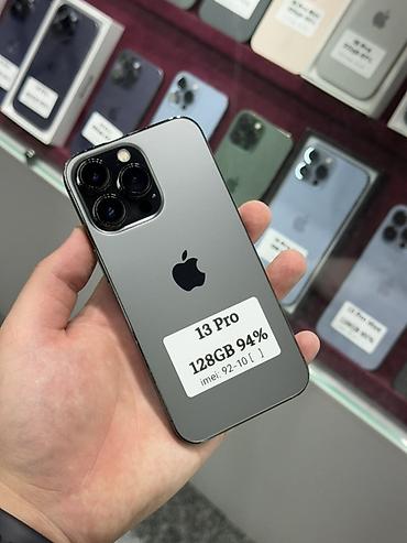 core: IPhone 13 Pro, Б/у, 128 ГБ, Графит, Защитное стекло, Чехол, Кабель, В рассрочку, 94 % — 1
