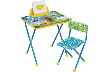 игрушки ош: Столы со стулом от Nika kids РОССИЯ, складные Расцветки разные