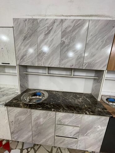 Кухонные гарнитуры: Кухонный гарнитур, Новый, цвет - Белый, ДСП, Бесплатная доставка — 20