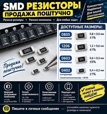 Компьютерные очки: 🔧 SMD-РЕЗИСТОРЫ — ПРОДАЖА ПОШТУЧНО! В наличии резисторы для ремонта — 1