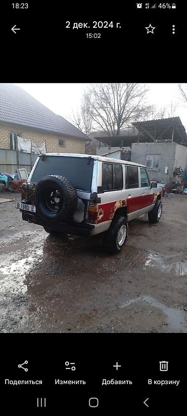 Другие автомобили: Срочно,.Внедорожник 5‑дверный, рамный.ниссан Патрол 1985г.в отличном — 2