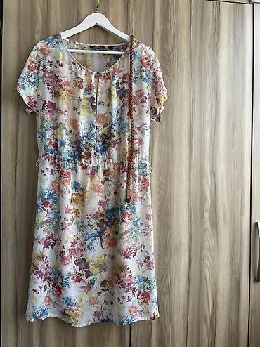 zara mango: Повседневное платье, США, Осень-весна, Длинная модель, Хлопок, Платье-рубашка, M — 1