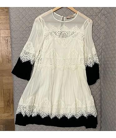 twinset: Twinset Milano krujev detalli qısa paltar S-M beden. cox Baha alinib — 3