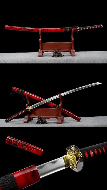 Коллекционные ножи: Японские Катаны Сувенирные металлические мечи Катаны из каленой — 12