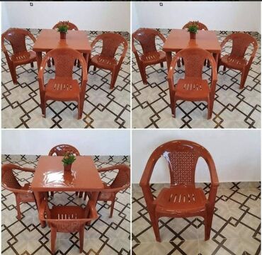 сырдуу бал: Balkon üçün, İşlənmiş, 4 stul