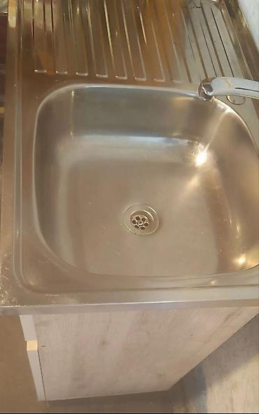 Mətbəx dolabları: Mətbəx üçün lavabo dolabı və paslanmaz polad lavabosu - Material — 3