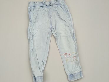szerokie spodnie na lato: Material trousers, So cute, 2-3 years, 98, condition - Satisfying