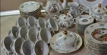 cay servizi: Çay dəsti, Farfor, 12 nəfərlik, Almaniya — 5