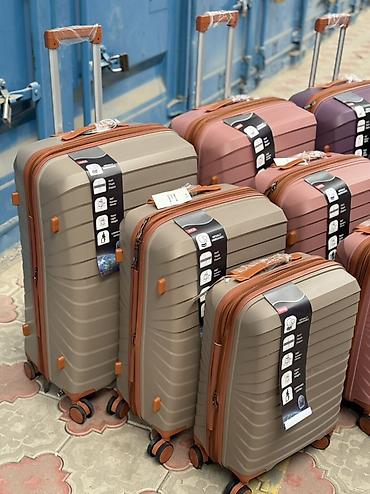 Чемоданы: Тройка я L M S = 5500 сом Двойка L + М = 4000 сом Двойка L + S = — 1