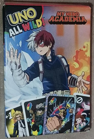 uno kart: UNO ALL WILD! x My Hero Academia tematik kart oyunu — 1