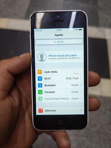 Apple iPhone: IPhone 5c, < 16 GB, Ağ, Face ID, Zəmanət, Barmaq izi — 4