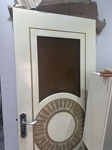plasmas qapi: MDF qapı – dekorativ şüşəli model - Material: MDF əsaslı, üzəri — 3