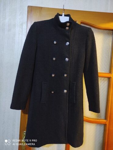 женское пальто: Пальто L (EU 40), цвет - Черный