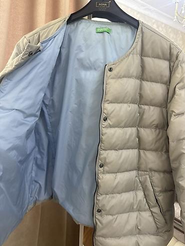 Kurtkalar: Yüngül puf şişmə jaket - Rəng: açıq boz (iç astar açıq mavi) - Model — 3