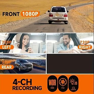 multistar dvr: 4 linzalı avtomobil DVR sistemi – 360° video qeydi Xüsusiyyətlər: - 4 — 8