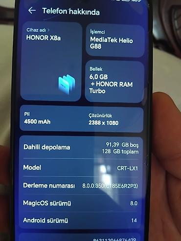 Техника и электроника: Honor X8a, 128 ГБ, цвет - Черный — 3