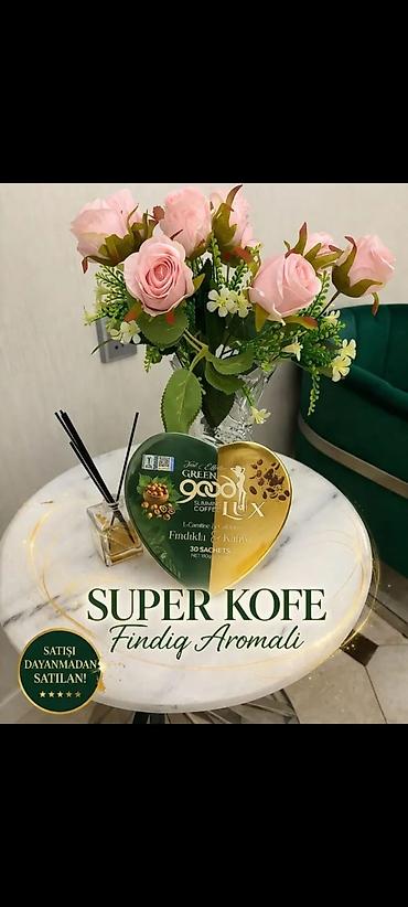 su satışı: Super Kofe – fındıq ətri ilə Məhsul: Green Gooz LUX Slimming Coffee — 1