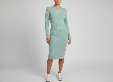 spódnice midi butelkowa zieleń: Missguided, Women`s dress, size S (EU 36)